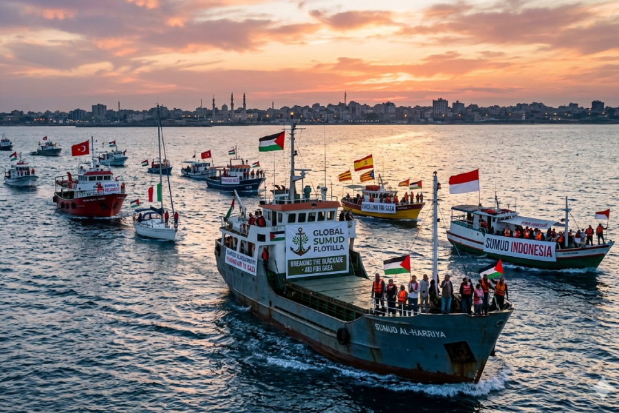Bebaskan Aktivis Global Sumud Flotilla!