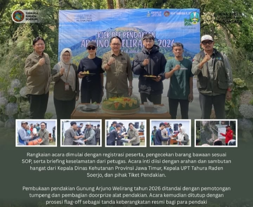 Jalur Pendakian Gunung Arjuno-Welirang dibuka secara resmi per Kamis (7/5/2026)