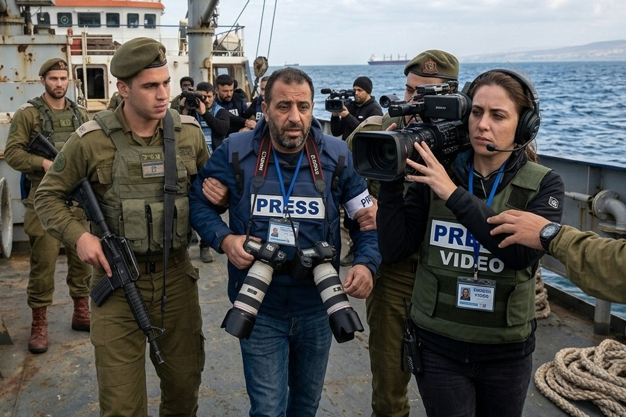 Jurnalis Televisi Mengutuk Keras Penangkapan oleh Pasukan Israel