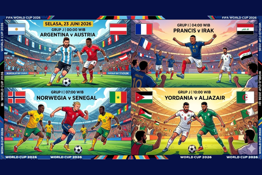 Argentina, Prancis Makin Melesat di World Cup Selasa 23 Juni 2026
