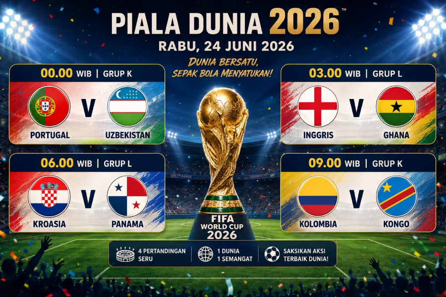 Siapa Lebih Jagoan, Portugas atau Inggris di World Cup 2026 24 Juni 2026?