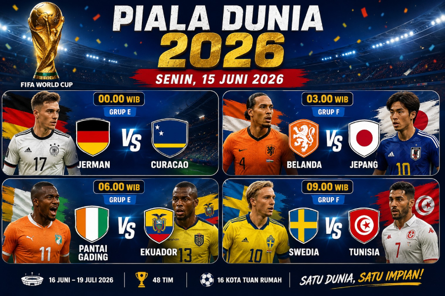 Pendukung Jerman dan Belanda, Mana Suaranyaaa? di World Cup 2026 Senin, 15/6/2026