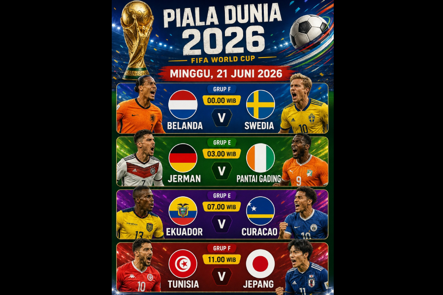 Belanda Wajib Main Gila di World Cup 2026 Minggu 21 Juni 2026