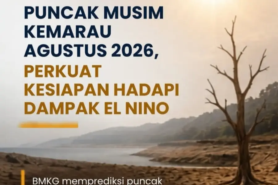 Prediksi puncak musim kemarau/BMKG