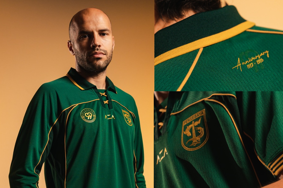 Jersey Anniversary ke-99 Jelang 100 Tahun Persebaya
