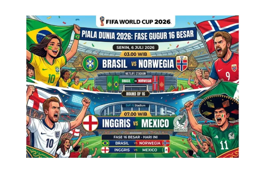 Akankah Brasil dan Inggris Selamat Menuju Delapan Besar?