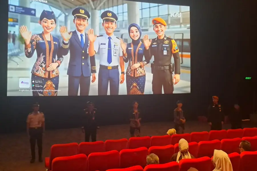 Kenalkan Profesi Perkeretaapian Lewat Nobar di Hari Anak/Dok PT KA Daop 8