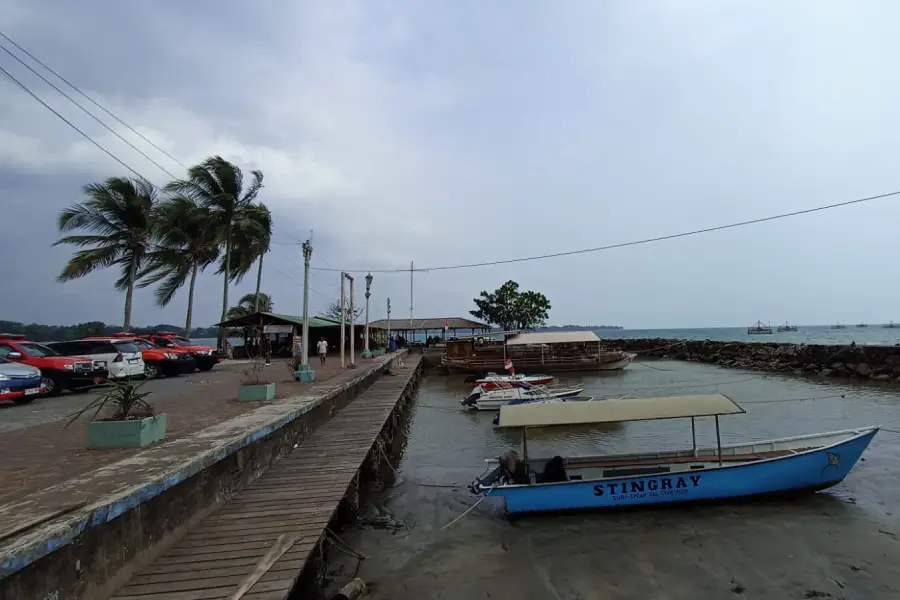 Kronologi 5 Jurnalis Hilang Kontak Saat Liputan Anak Krakatau, Sempat Kirim Lokasi-Foto Lokasi 5 jurnalis dan 3 awak kapal berangkat ke Gunung Anak Krakatau/Iman Dwi Nugroho