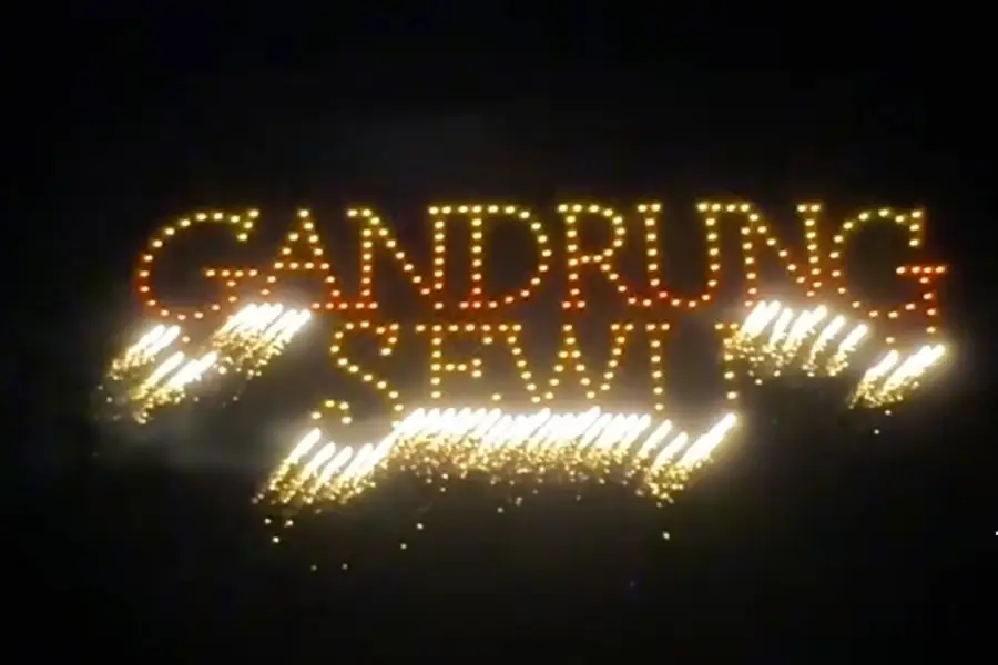 Teknologi dipamerkan saat Gandrung Sewu/Dok Instagram Gandrung Sewu