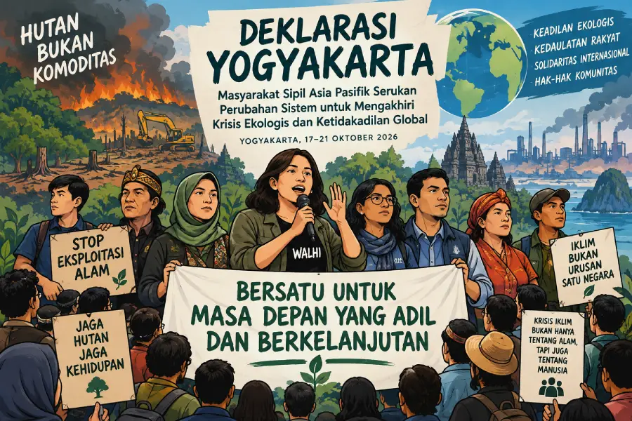 Masyarakat Sipil Asia Pasifik Desak Perubahan Sistem Hadapi Krisis Ekologis