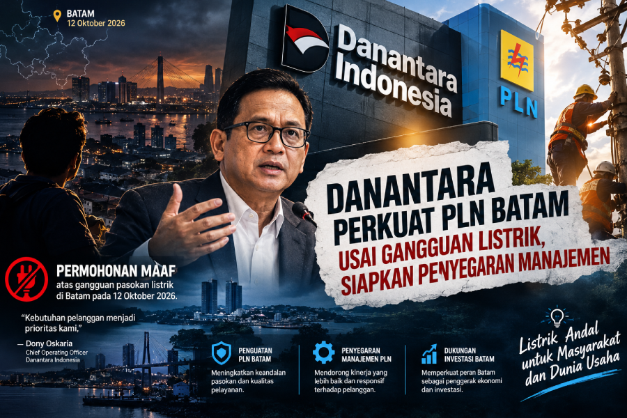 Danantara Minta Maaf Gangguan Listrik Batam, Siapkan Penyegaran PLN