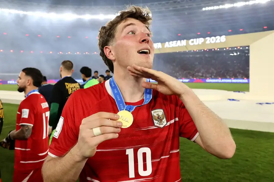 Ole Romeny di laga final Indonesia vs Thailand di GBK 5 Oktober 2026/Dok FIFA