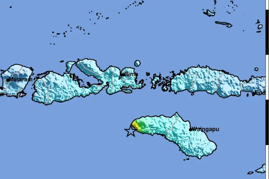 Gempa Sumba M 6.1/Dok BMKG