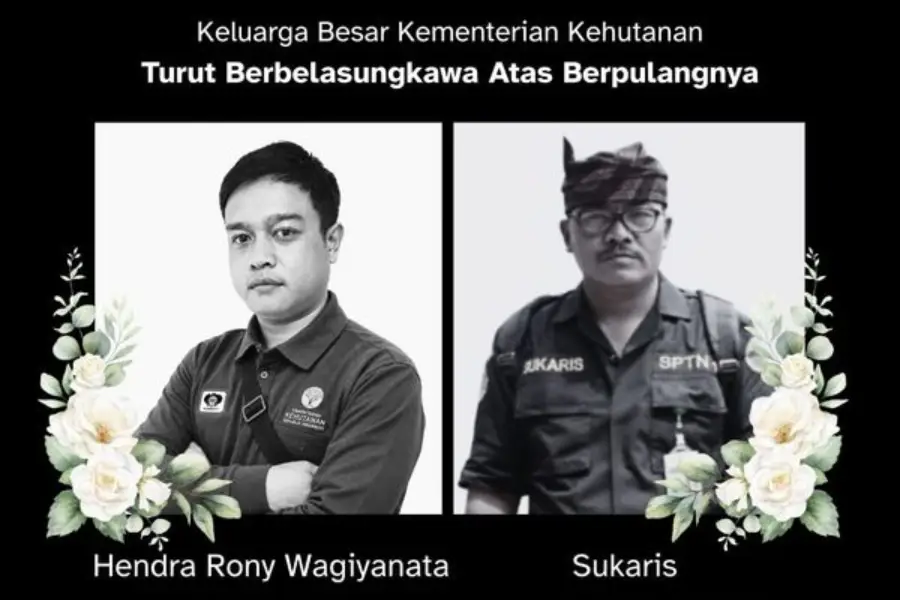Kementerian Kehutanan menyampaikan duka cita mendalam atas meninggalnya 4 petugas dan mitra pemadaman karhutla Gunung Bromo/Dok Kemenhut 